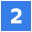 2 two square blue